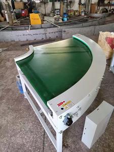 PVC-bandtransportband <span class=keywords><strong>2025</strong></span> met 90- en 80-graden bochten in een circulaire transportlijn - Product Image 6