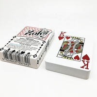 Cartes à jouer publicitaires personnalisées de haute qualité, grand format, écologiques, coins arrondis, usage familial, double face, durables, personnalisables