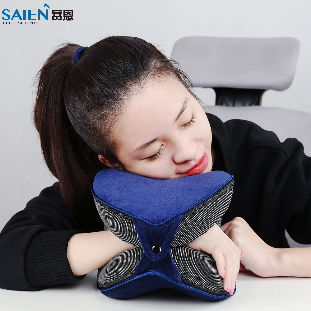 Factory Direct Innovation Nap Rest Buddy Face Pillow Arm Rest Office Chair Desk Sleeping Cushion Nap Pillow Adult office