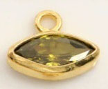 Or rempli de citron vert 14 carats