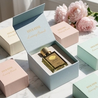 Boîte à cosmétiques portable de luxe personnalisée, faite à la main, avec revêtement UV, boîtes rigides en carton pour les soins de la peau, crème pour le visage, emballage cadeau