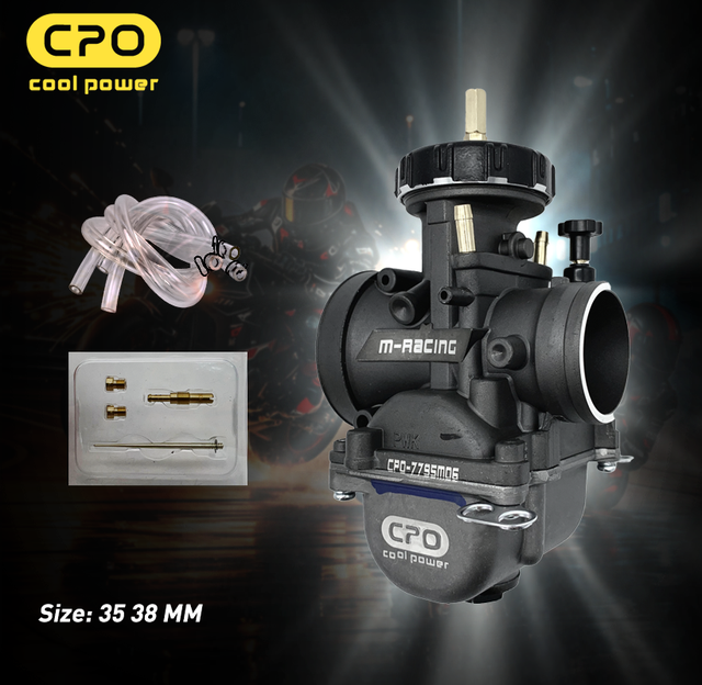 New Condition CPO Replacement PWK 35mm 38mm Aluminum Universal OKO Motorcycle Racing Carburetor Yamaha 2T 4T 250-300cc 1 Year