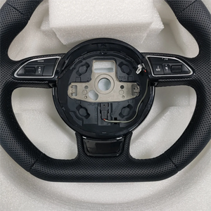 Volant de voiture en Alcantara violet, modèle sport en fibre de carbone pour <span class=keywords><strong>Audi</strong></span> <span class=keywords><strong>Q</strong></span> C8 A1 A3 A4 A5 A6 A7 A8 B6 B7 B8 B9 C6 C7 TT R8 - Product Image 4