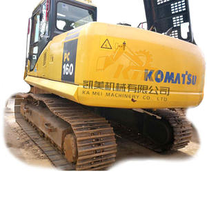 Excavadora de orugas Komatsu PC 160-7 usada, bomba de motor hidráulica de fuente japonesa, componentes de motor incluidos, Cubo de 16500kg y 0,65 m - Product Image 1