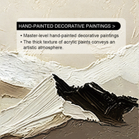 Peinture toile 3D texturée blanche abstraite peinte main Wabi-Sabi cadre métallique décoration intérieure moderne personnalisée