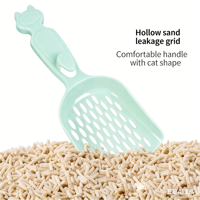 Bac à litière semi-fermé pour chat avec pelle offerte, disponible en tailles S/M