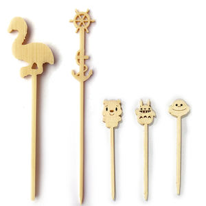 Bâtonnets de Cocktail en bambou, <span class=keywords><strong>d</strong></span>écorations de qualité alimentaire écologiques, pour Bar, 1 pièce - Product Image 2