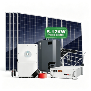 Kit Système Solaire Complet ESSLUCKY 10KW 15KW Hors Réseau/Autonome avec Contrôleur MPPT et Batterie Lithium-Ion pour Usage Résidentiel - Product Image 4