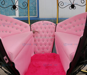 Voiture de cheval citrouille noire mignonne, parc d'attractions, cendrillon, princesse, <span class=keywords><strong>Tour</strong></span>, accessoires de photographie, chariot de cheval de mariage - Product Image 5