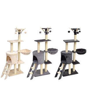 Kingtale cao thêm lớn mèo cây Kitty tháp căn hộ mèo nhà mèo chơi cào ẩn leo lên hoạt động đồ nội thất cho lớn trong nhà - Product Image 2