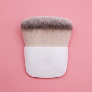 Pinceaux de maquillage vegan souples rectangulaires pour marque privée, pinceau individuel pour fond de teint, pinceau Kabuki pour le corps, pinceau de mélange pour le corps - Product Image 4