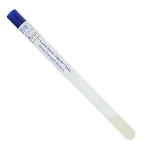 Trummed transport medium sample collection swab disposable transport amies PS material tube swab amies transport medium