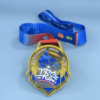 Médailles personnalisées pour sports : judo, course à pied, boxe, natation, karaté, football, golf, futsal, médaille de fête