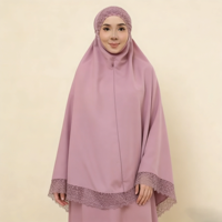 Abaya portable traditionnelle longueur cheville pour la prière, mariage musulman, festival du Ramadan, respirante, antistatique, faite à la main, grande taille, printemps
