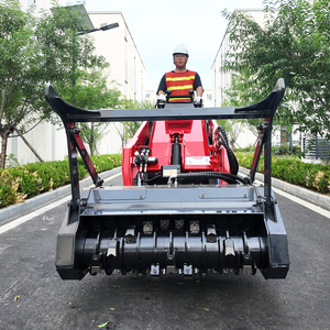 Tovisen V1000 nhỏ gọn Stand-on Mini lật Crawler thủy lực Skid chỉ đạo Bộ nạp Kubota D1105 với flail Máy cắt lâm nghiệp <span class=keywords><strong>mulcher</strong></span> - Product Image 5