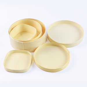 Boîte à gâteaux ronde <span class=keywords><strong>en</strong></span> <span class=keywords><strong>bois</strong></span> Boîte à charcuterie <span class=keywords><strong>en</strong></span> <span class=keywords><strong>bois</strong></span> avec papier sulfurisé - Product Image 5