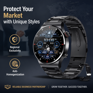 Montre connectée <span class=keywords><strong>de</strong></span> luxe pour homme QW33, appels Bluetooth, moniteur <span class=keywords><strong>d</strong></span>'oxygène/sanguin, suivi du <span class=keywords><strong>sommeil</strong></span>, étanche IP67, sport, fitness, Android, iOS - Product Image 5