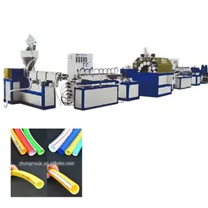 Triple Layer PVC Fiber Garden Hose Machine Manufacture/PVC Reinforced Braided Hose Pipe Extrusion Production Line