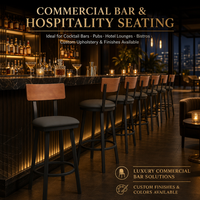 Nouveauté : Tabourets de bar de luxe uniques pour restaurants et bars, chaises de comptoir de style café français pour restaurants et bars