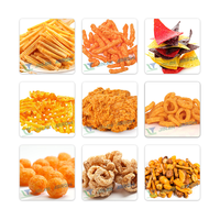 Friteuse à huile continue pour la friture, ml, appareil industriel pour la friture des Chips, pommes de terre et chips au gaz