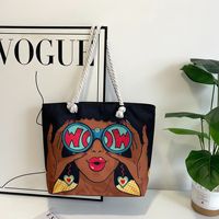 Bolsas de lona de algodón y poliéster lavables y reutilizables con impresión Digital de gran capacidad de estilo moderno superventas, bolsas de almacenamiento personalizadas