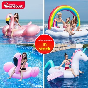 Matelas Gonflable PVC Licorne Sirène pour l'Eau, Coussin Flottant, Jouet Aquatique, Idéal Fête à la <span class=keywords><strong>Plage</strong></span> - Product Image 1