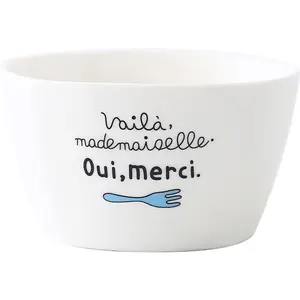 400ML Branco tigelas personalizado impresso comida recipiente cerâmica sopa arroz fruta salada tigela