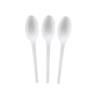 Ensemble de couverts jetables durables CPLA Biodégradable Compostable Kit d'ustensiles écologiques
