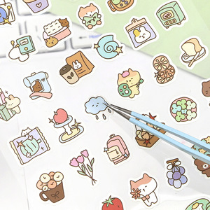 <span class=keywords><strong>Un</strong></span> lot d'autocollants de la série Daydream Diary, de jolis petits éléments pour Bullet Journals : autocollants pour calendriers d'étudiant - Product Image 1