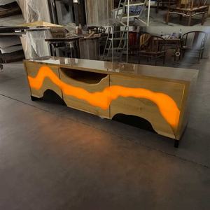 Креативный дизайн грецкого ореха пихта Тополь развлекательный ТВ шкаф для хранения буфетов - Product Image 5