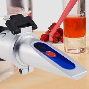 Réfractomètre 2-en-1 Brix et Salinité à Double Échelle 0-32% Brix & 0-28% Salinité avec ATC pour Chlorure de Sodium dans les Aliments, la Bière, la <span class=keywords><strong>Saumure</strong></span> et les Fruits - Product Image 2
