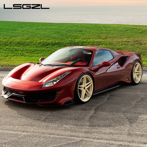 Jantes de voiture personnalisées forgées en une seule pièce, couleur or <span class=keywords><strong>champagne</strong></span>, 5x114.3 5x130 5x120 pour BMW M3 M5 <span class=keywords><strong>Ferrari</strong></span> Benz Corvette, 17-26 pouces, Mustang - Product Image 3