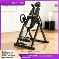 Machine d'inversion mécanique multifonctionnelle en acier pour usage domestique, équipement de fitness pour traction lombaire et cervicale