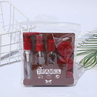 8 pièces/ensemble Mini pots cosmétiques pour le visage, flacons en plastique transparent vides, contenants de maquillage, kit de voyage, accessoires