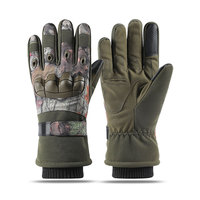 Gants de protection chauds pour l'hiver, gants de formation en plein air à coque rigide, gants tactiques résistants à l'usure pour l'alpinisme