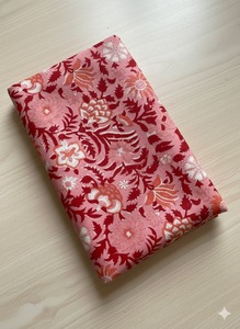 Tela de Algodón Estampada a Mano con Bloques Rojos, Tejido Textil de 42 Pulgadas, Material Decorativo para el Hogar, Transpirable, de Peso Medio - Product Image 2