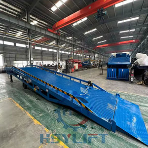 6-15 tấn di động thủy lực Dock leveler forkit tải và unloding lên máy bay cầu đoạn đường nối cho hàng hóa - Product Image 2