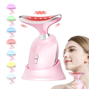 Nuevo Masajeador Facial y de Cuello con 4 Modos, Luz de 7 Colores, Vibración Cálida, Dispositivo de Lifting Facial, Masajeador de Belleza Adecuado para Mujeres - Product Image 1