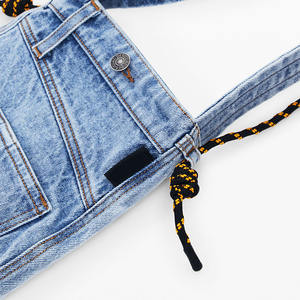 Denim Small Chest Sling Mobil <strong>Phone</strong> Messenger <strong>Bag</strong> Stylish Cellphone Holder Organizer Adjustable Unisex Retro Crossbody Pouch <strong>Bag</strong> - Product Image 5