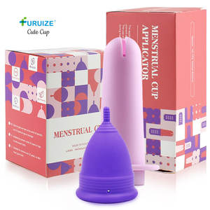 <span class=keywords><strong>Copa</strong></span> <span class=keywords><strong>Menstrual</strong></span> Furuize de Alta Calidad Personalizada para Mujeres, de Silicona Suave, Ecológica y Reutilizable - Product Image 6