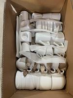 Assortiment 2026 de Vaisselle en Céramique Blanche : Bols, Tasses, Soucoupes, Plats et Assiettes en Porcelaine. Stock en Carton, Prix Abordable, Vaisselle de Table