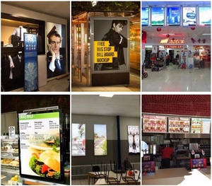 En gros Petit Logo LED Lightbox Affiche Cadre Rectangle Forme Restaurant Boîte à Lumière pour la Publicité - Product Image 5