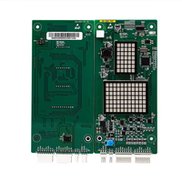 Panel de visualización LOP (Llamada en el Vestíbulo) para ascensores de uso hotelero moderno, modelos ND-SDD-THTHL2 y ND-SBD-TH, Placa PCB
