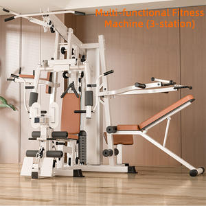 Estación de entrenamiento de gimnasio en casa con pila de pesas y sistema de polea Equipo de ejercicio multifunción para entrenamiento en casa - Product Image 2