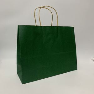 Bolsa de Papel Kraft Marrón Personalizada con Asa Plana para Llevar, Diseña Tu Propio Logotipo - Product Image 5