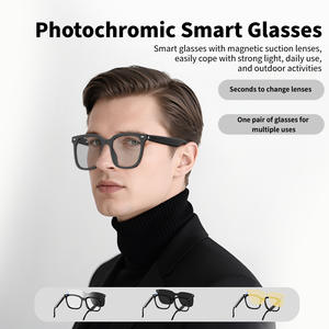 Gafas Inteligentes, Bluetooth, Lentes Fotocromáticas, <span class=keywords><strong>Audio</strong></span> Inalámbrico, Diseño Open Ear, con Micrófono, Traducción por IA, Soporte para Música y Llamadas - Product Image 3