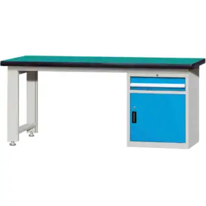 E210201-10 meja kerja pengrajin baja murah tugas berat dengan laci meja kerja untuk pekerjaan industri
