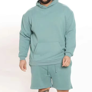 Comfortable Breathable Casual Wear Men Hoodies Shorts <b>Set</b> Unique Design Men Hoodies Short <b>Set</b> For Sale New <b>Set</b> - Product Image 3