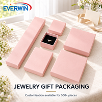 Boîte à bijoux en papier rigide de haute qualité, surface lisse, pour l'affichage et la protection des bagues, pendentifs et bracelets – Vente en gros