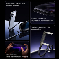 Cable de Carga Rápida 2 en 1 con Soporte Plegable para Teléfono de 240W, Cable USB-C para iPhone 15-17, Huawei, Xiaomi, Honor, Carga Mientras Usas el Teléfono